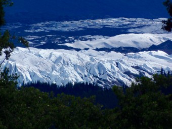Matanuska Glacier as seen from the Glenn Hwy going to Valdez. 